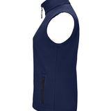 Women's Professional Soft Shell High Collar Showerproof Bodywarmer - Navy