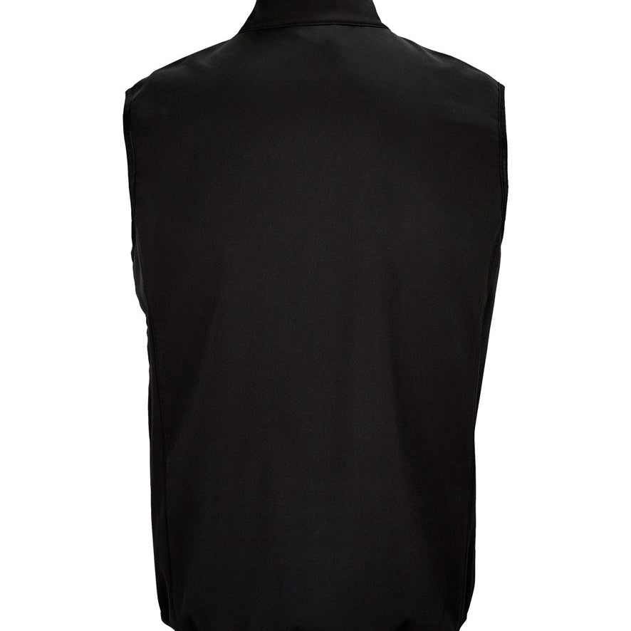 Men's Professional Recycled Soft Shell Waterproof Bodywarmer - Black