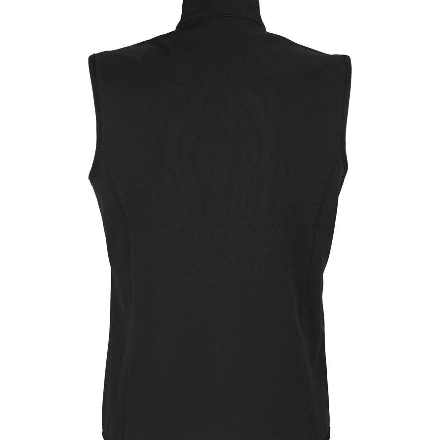 Women's Professional Recycled Soft Shell Waterproof Bodywarmer - Black