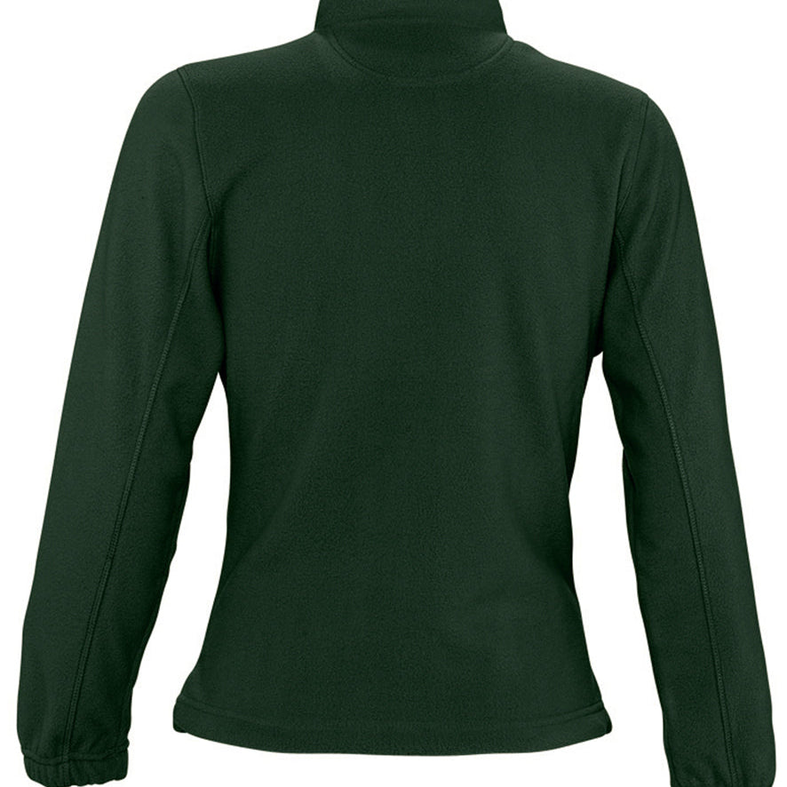 Women's Classic Full Zip Adjustable Fleece Jacket - Green