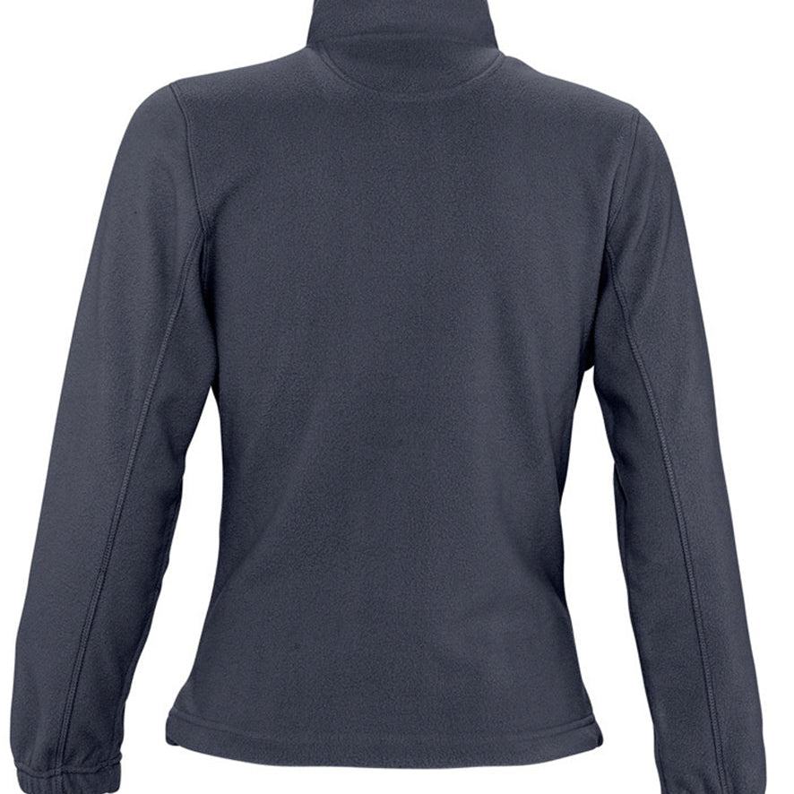 Women's Classic Full Zip Adjustable Fleece Jacket - Navy