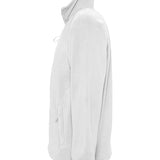 Women's Classic Full Zip Adjustable Fleece Jacket - White