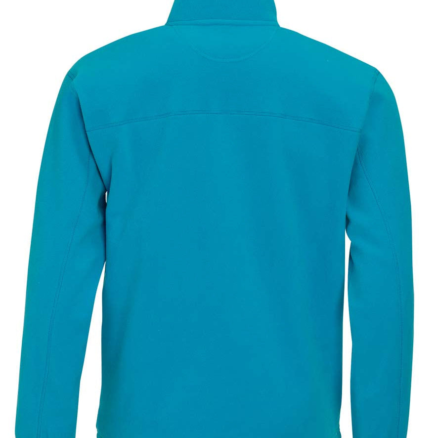 Men's Classic Full Zip Adjustable Fleece Jacket - Aqua