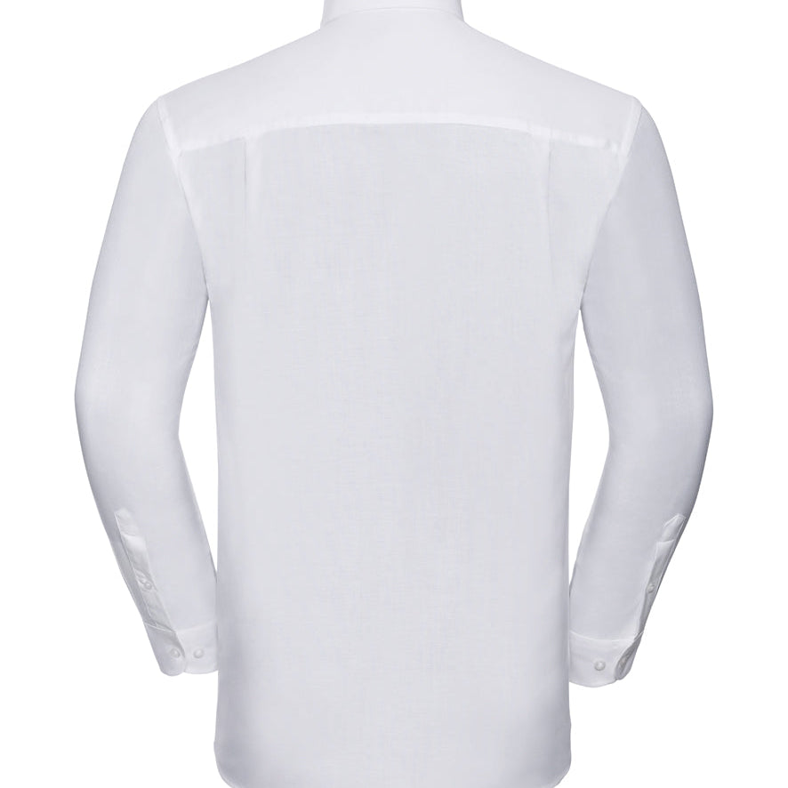 Men's Professional Long Sleeve Oxford Shirt - White