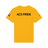 ACS Egham Women's Organic Cotton Pride T-Shirt - Gold