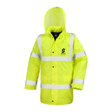 UCS Bridgwater College Unisex Long Length Hi Vis Jacket - Yellow