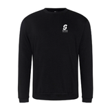 UCS Bridgwater College Unisex Polycotton Sweatshirt - Black