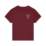 King's Canterbury Bailey House Women's Cotton T-Shirt - Burgundy