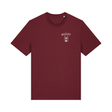 King's Canterbury Bailey House Unisex Cotton T-Shirt - Burgundy