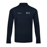 Bristol Real Tennis Club Quarter Zip Technical Midlayer Fleece - Navy