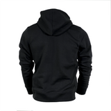 Omnitau Unisex Team Sports Organic Cotton Hoodie - Black