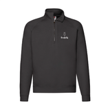 Briarfields Unisex Quarter Zip Sweatshirt - Black