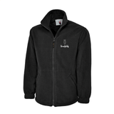 Briarfields Unisex Full Zip Fleece - Black