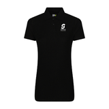 UCS Cannington College Women's Polycotton Polo Shirt - Black