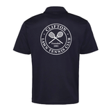 Clifton Lawn Tennis Club Men's Breathable Technical Polo - Navy