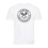 Clifton Lawn Tennis Club Men's Technical T-Shirt - White