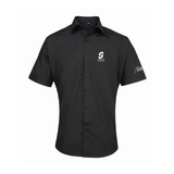 Cannington Nuclear College Men's Short Sleeve Breathable Poplin Shirt - Black