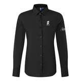 UCS Cannington Nuclear College Women's Long Sleeve Breathable Poplin Blouse - Black