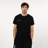 Omnitau Men's Team Sports Organic Cotton T-Shirt - Black