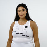 Omnitau Women's Core Crew Neck Athletics Vest - White