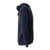 Unisex 100% Organic Cotton Overhead Hoodie - Black