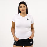 Omnitau Women's Core Crew Neck Hockey T-Shirt - White