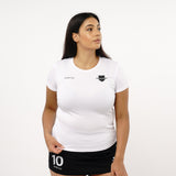 Omnitau Women's Core Crew Neck Hockey T-Shirt - White