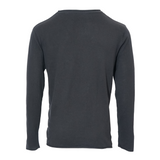 Unisex Sustainable Classic Rolled Collar Crew Neck Sweatshirt - Black
