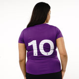 Omnitau Women's Core Crew Neck Hockey T-Shirt - Purple