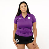 Omnitau Women's Core Polo Neck Hockey Shirt - Purple