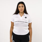 Omnitau Women's Core Football Polo Neck Shirt - White