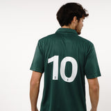 Omnitau Men's Core Polo Neck Hockey Shirt - Bottle Green