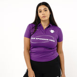 Omnitau Women's Core Football Polo Neck Shirt - Purple