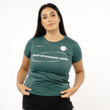 Omnitau Women's Core Football Crew Neck Shirt - Bottle Green