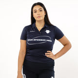 Omnitau Women's Core Football Polo Neck Shirt - French Navy