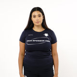 Omnitau Women's Core Football Crew Neck Shirt - Navy