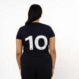 Omnitau Women's Core Football Crew Neck Shirt - Navy