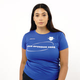 Omnitau Women's Core Football Crew Neck Shirt - Royal Blue