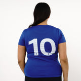 Omnitau Women's Core Football Crew Neck Shirt - Royal Blue