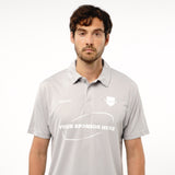 Omnitau Men's Core Football Polo Neck Shirt - Heather Grey