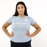 Omnitau Women's Core Football Crew Neck Shirt - Sky Blue