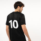 Omnitau Men's Core Football Crew Neck Shirt - Black