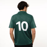 Omnitau Men's Core Football Polo Neck Shirt - Bottle Green