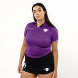 Omnitau Women's Core Multisport Playing Polo Neck Shirt - Purple
