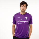Omnitau Men's Core Football Crew Neck Shirt - Purple