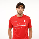Omnitau Men's Core Football Crew Neck Shirt - Red