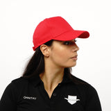 Omnitau Team Sports Classic Baseball Cap - Red