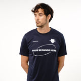 Omnitau Men's Core Football Crew Neck Shirt - Navy