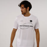 Omnitau Men's Core Football Crew Neck Shirt - White