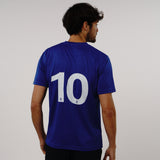 Omnitau Men's Core Football Crew Neck Shirt- Royal Blue